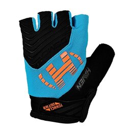 HAVEN Fingerlose Fahrradhandschuhe - DEMO NEO SHORT - Blau/Orange