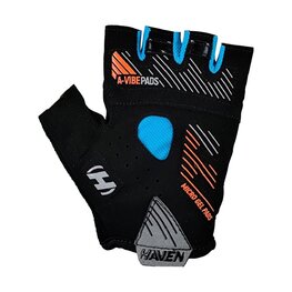 HAVEN Fingerlose Fahrradhandschuhe - DEMO NEO SHORT - Blau/Orange