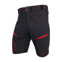 HAVEN Fahrradshorts ohne Träger - NAVAHO SHORTY - Rot/Schwarz