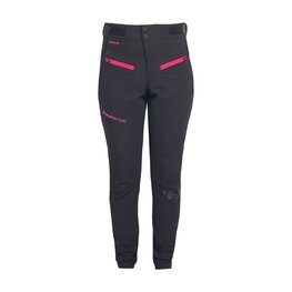 HAVEN Lange Fahrradhose ohne Träger  - FACTORY AIR - Schwarz/Rosa