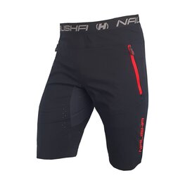 HAVEN Fahrradshorts ohne Träger - NALISHA SLIMFIT - Schwarz/Rot
