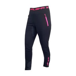 HAVEN Lange Fahrradhose ohne Träger  - NALISHA SLIMFIT - Schwarz/Rosa