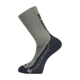 HAVEN Klassische Fahrradsocken - STRUCTURE LONG 2PAK - Schwarz/Grau
