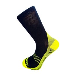 HAVEN Klassische Fahrradsocken - STRUCTURE LONG 2PAK - Schwarz/Gelb