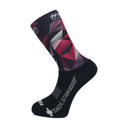 HAVEN Klassische Fahrradsocken - AERO - Schwarz/Rosa