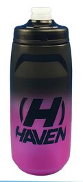 HAVEN Fahrrad-Wasserflasche - SEICENTO - Schwarz/Rosa