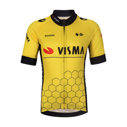 BONAVELO Kurzarm Fahrradtrikot - VISMA 2025 KIDS - Gelb/Schwarz