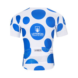 BONAVELO Kurzarm Fahrradtrikot - LA VUELTA - Weiß/Blau