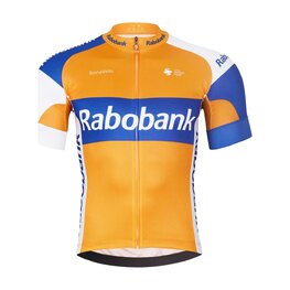 BONAVELO Kurzarm Fahrradtrikot - RABOBANK - Orange/Blau