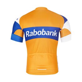 BONAVELO Kurzarm Fahrradtrikot - RABOBANK - Orange/Blau