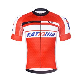 BONAVELO Kurzarm Fahrradtrikot - KATUSHA - Rot/Weiß