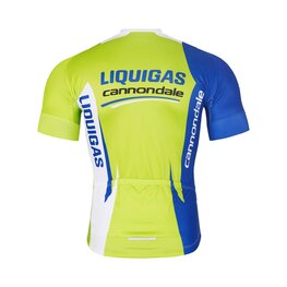 BONAVELO Kurzarm Fahrradtrikot - LIQUIGAS CANNONDALE - Blau/Grün/Weiß