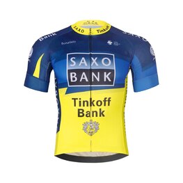 BONAVELO Kurzarm Fahrradtrikot - SAXO BANK TINKOFF - Blau/Gelb