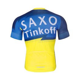 BONAVELO Kurzarm Fahrradtrikot - SAXO BANK TINKOFF - Blau/Gelb