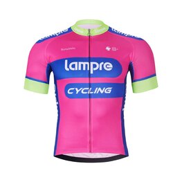 BONAVELO Kurzarm Fahrradtrikot - LAMPRE - Rosa/Blau
