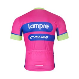 BONAVELO Kurzarm Fahrradtrikot - LAMPRE - Rosa/Blau