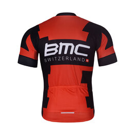 BONAVELO Kurzarm Fahrradtrikot - BMC - Rot/Schwarz