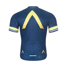 BONAVELO Kurzarm Fahrradtrikot - AQUA BLUE - Blau/Gold