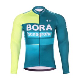 BONAVELO Langarm Fahrradtrikot für den Winter - BORA 2024 WINTER - Grün