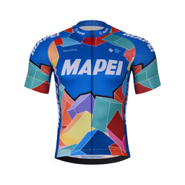 BONAVELO Kurzarm Fahrradtrikot - MAPEI - Blau/mehrfarbig