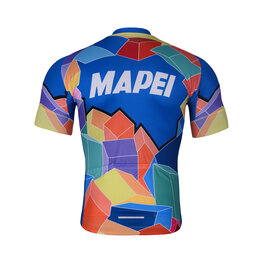 BONAVELO Kurzarm Fahrradtrikot - MAPEI - Blau/mehrfarbig