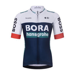 BONAVELO Kurzarm Fahrradtrikot - BORA KID 2025 - Blau/mehrfarbig