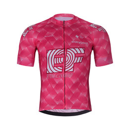 BONAVELO Kurzarm Fahrradtrikot - EDUCATION FIRST 2025 - Rosa