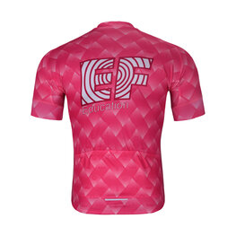 BONAVELO Kurzarm Fahrradtrikot - EDUCATION FIRST 2025 - Rosa