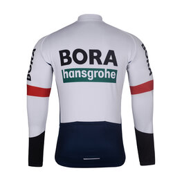 BONAVELO Langarm Fahrradtrikot für den Winter - BORA 2025 WINTER - Blau/Weiß