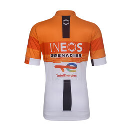 BONAVELO Kurzarm Fahrradtrikot - INEOS GRENADIERS KID 2026 - Weiß/Orange