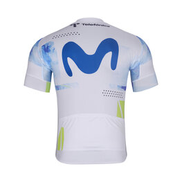 BONAVELO Kurzarm Fahrradtrikot - MOVISTAR 2026 - Weiß/Blau