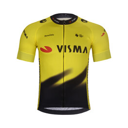 BONAVELO Kurzarm Fahrradtrikot - VISMA 2026 - Gelb/Schwarz