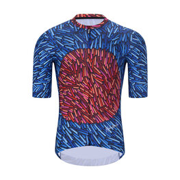 HOLOKOLO Kurzarm Fahrradtrikot - TAMELESS - Blau/Rot