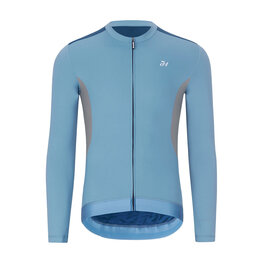 HOLOKOLO Langarm Fahrradtrikot für den Winter - SPECIAL - Blau
