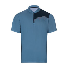 HOLOKOLO Kurzarm Fahrradtrikot - ADVENTURE - Blau