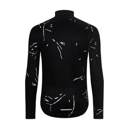 HOLOKOLO Langarm Fahrradtrikot für den Winter - PASSION WINTER - Schwarz/Weiß