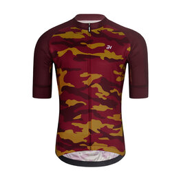 HOLOKOLO Kurzarm Fahrradtrikot - CAMOTRAIL - bordeaux