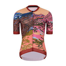 RIVANELLE Kurzarm Fahrradtrikot - FREE ELITE LADY LIMITED EDITION - Orange/mehrfarbig
