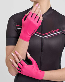 RIVANELLE Fingerlose Fahrradhandschuhe - ELEGANCE TOUCH - Rosa