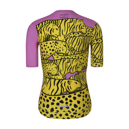 RIVANELLE Kurzarm Fahrradtrikot - CHEETAH - Gelb/Rosa