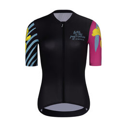 RIVANELLE Kurzarm Fahrradtrikot - MEDITATION - Schwarz/Rosa