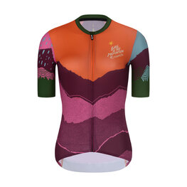 RIVANELLE Kurzarm Fahrradtrikot - SERENITY - Lila/Rot