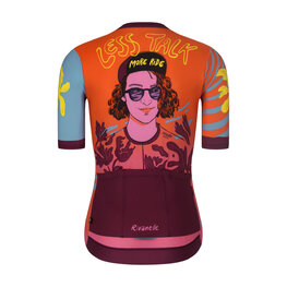 RIVANELLE Kurzarm Fahrradtrikot - LESS TALK - Rot/mehrfarbig