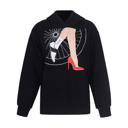 RIVANELLE Kapuzenpullover - LADY RULES - Schwarz/mehrfarbig