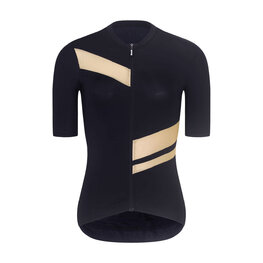 RIVANELLE Kurzarm Fahrradtrikot - GLAMOR - Schwarz/Beige