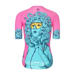RIVANELLE Kurzarm Fahrradtrikot - MEDUSA - Rosa/Türkis