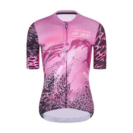 RIVANELLE Kurzarm Fahrradtrikot - ROSESCAPE - Lila/Schwarz