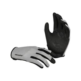 IXS Langfinger-Fahrradhandschuhe - CARVE DIGGER - Grau/Schwarz