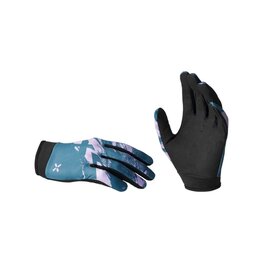 IXS Langfinger-Fahrradhandschuhe - FLOW 1.0 - Blau