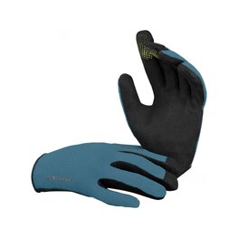 IXS Langfinger-Fahrradhandschuhe - KIDS CARVE - Blau/Schwarz